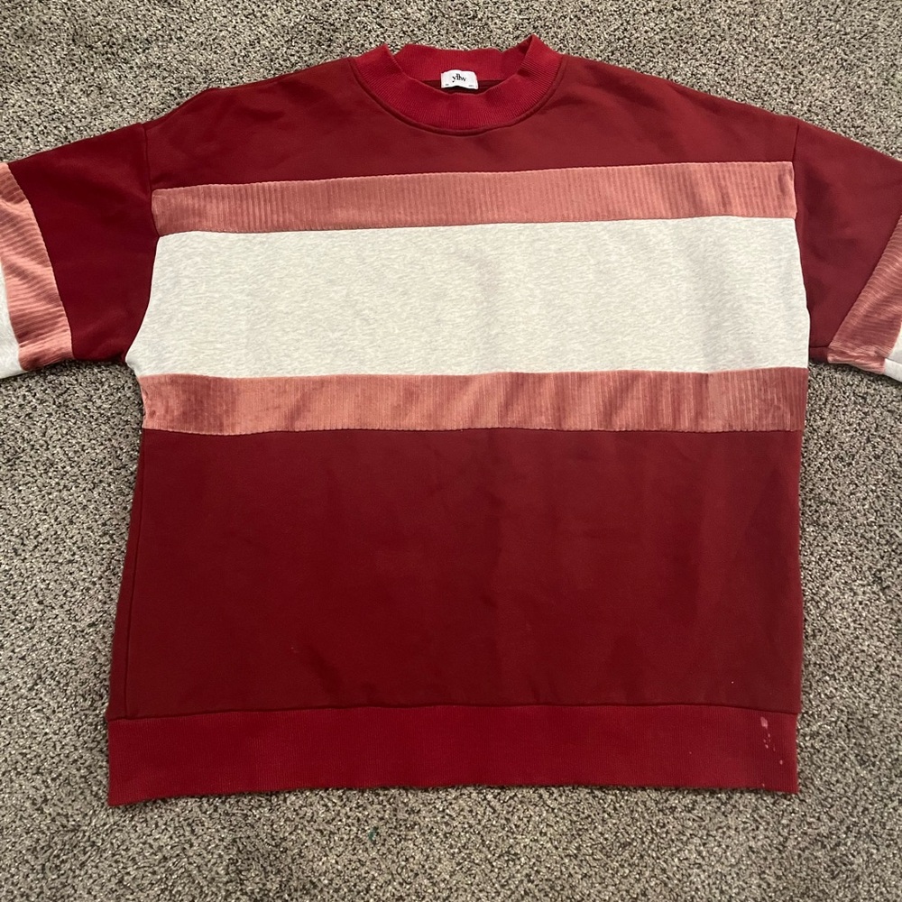 Yllw the label dalton retro velour sweatshirt Women’s Size Large